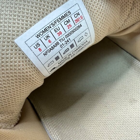 The North Face Womens Beige Sneakers Size 8 US Stylish & Comfortable Athletic Sh - Picture 5 of 8